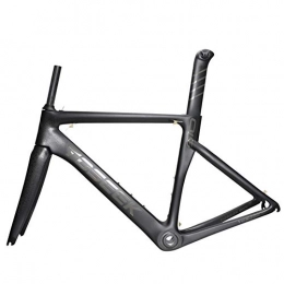 SJSF Y Spares T800 Carbon Road Bike Frame Full Carbon Bike Frame 700C Carbon Frame With Seat Tube Front Fork Cycling Bicycle frameset Super Light 1200g, 51cm / S