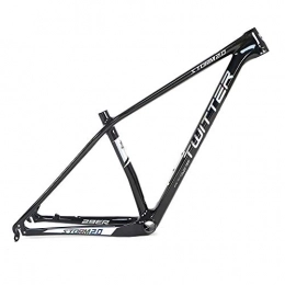 Xiaolizi Mountain Bike Frames Xiaolizi 2020 New one-piece Ultra-light weight carbon fiber mountain frame ultralight Bikes frame off-road mountain frame 29ER 15.17.19inch, Black, 29 * 15inch