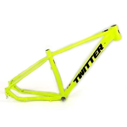 YOJOLO Mountain Bike Frames YOJOLO MTB Frame 27.5 / 29er Hardtail Mountain Bike Frame 15'' / 17'' / 19'' Aluminum Alloy Disc Brake Bicycle Frame Quick Release Axle 135mm BSA68 Routing Internal (Color : Green, Size : 27.5x17'')