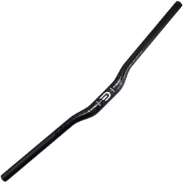 FukkeR Spares 1-1 / 4inch / 31.8mm MTB Riser Handlebars Full Carbon Fiber Fits 31.8mm Bike Stems Length 660 / 680 / 700 / 720 / 740 / 760MM Bicycle Bars For BMX DH XC AM FR (Color : Black, Size : 720mm)