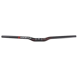 WLKY Spares 3K Full Carbon Bicycle Handlebar 31.8 mm Flat / Riser Mountain Bike Handlebar, 600 - 740 mm Lightweight MTB Handlebar Made of Matte Carbon (Riser, 720 mm)