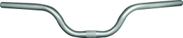 Action Mountain Bike Handlebar ACTION Mtb Alloy 100Mm Rise 25.4Mm Silver Hbar