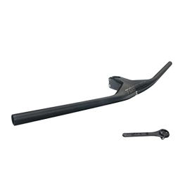 AJIC Spares AJIC Cycling MTB Mountain Bike Handlebar 28.6mm Super Light Carbon Fiber Integrated Bicycle Handlebars For Mountain Bike, XC (Handlebar Length : 640mm, Stem Lenght : 70mm)