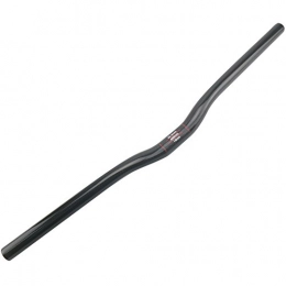 Alfa Pasca Mountain Bike Handlebar Alfa Pasca 25.4mm Carbon Riser Handlebar Black 3K Glossy Mountain Bike Handle Bars 640mm