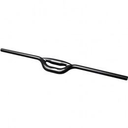 ASNSW Mountain Bike Handlebar ASNSW Bike matt full carbon fibre small-bore double-barrelled handlebar bicycle handlebars 25.4 / 31.8 * 600-740mm (Color : 25.4x740mm)