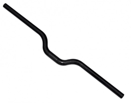 ASNSW Spares ASNSW Foled bike full carbon fibre Big bend U Shape handlebar carbon bicycle handlebar parts 25.4 * 580-680mm (Color : 25.4x640mm)