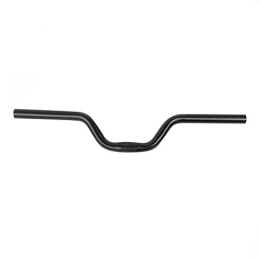 Dioche Spares Bicycle Handlebar, Lightweight Aluminum Mountain Bike Fixed Gear Riser Bar Handlebar 25.4mm(black)