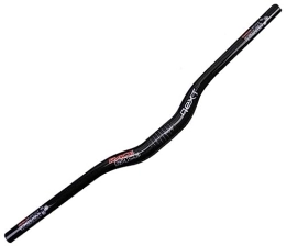 FukkeR Spares Carbon Fiber MTB Riser Handlebar 31.8 Lightweight Bicycle Bars 580 / 600620 / 640 / 660 / 680 / 700 / 720 / 740 / 760mm weight 138g Handlebars for BMX DH XC AM (Color : Black, Size : 720mm)