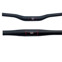  Mountain Bike Handlebar Carbon Handlebar Matte Full UD Carbon Fiber Mountain Bicycle Straight Flat / Bend Riser Handlebar Bike MTB Part 31.8 * 600-760 Mm (Color : Rise 740MM)