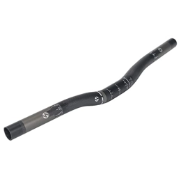 CLKPEN Mountain Bike Handlebar Carbon MTB Handlebars, Mountain Bike Handlebars 25.4mm, Swallow Riser Handlebars 3K Matt Riser Flat Bars, 25.4mm, 680mm