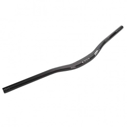 Demeras Spares Demeras Bicycle Extra-Long Handlebar Aluminum Alloy Wide 31.8MM Bars for Cycling Racing Black(Black)