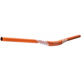 Funn Mountain Bike Handlebar Full On MTB Handlebar, Bar Clamp 31.8mm, Width 810mm, Alloy Riser Bar for Mountain Bike (Rise 15mm, Orange)