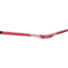 Funn Mountain Bike Handlebar Funn Full On Mountain Bike Handlebar with Bar Clamp 31.8mm and Width 810mm, Tough and Lightweight Alloy Riser Handlebar for MTB, BMX and Road Bike, Rise 15mm Red MTB Handlebars