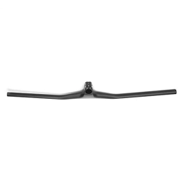 Fupei Mountain Bike Handlebar Fupei Integrated Handlebar, Minus 17 Degrees Lightweight Comfortable Integrated Carbon Handlebar Matte for Road