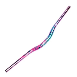 GFHYBP Spares GFHYBP 31.8Mm Mountain Bike Handlebar, Lightweight Riser Handlebar 780Mm Extra Long Handle Bar Aluminium Alloy MTB Handlebar, Colorful pink label