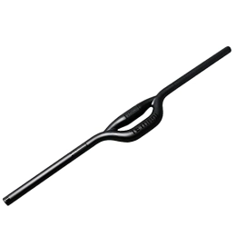 GRTE Mountain Bike Handlebar GRTE T800 Full Carbon Fibre Mountain Bike Handlebar, Bicycle Raiser Handle Bar Twin-Tube Handlebar 25.4 / 31.8 X 420-740Mm, 25.4mm, 600mm