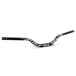 HIMALO Mountain Bike Handlebar HIMALO 31.8mm MTB Handlebar Aluminum Alloy Mountain Bike Handlebar 720mm 780mm Extra Long Bars 70mm High Riser Handlebars DH XC AM (Color : Black, Size : 720mm)