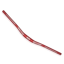 HIMALO Mountain Bike Handlebar HIMALO Downhill Mountain Bike Riser Handlebar 31.8mm Aluminium Alloy MTB Handlebars 620 / 720 / 780 / 800mm Extra Long Bars Rise 25mm DH XC AM (Color : Red, Size : 780mm)