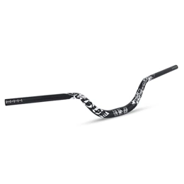 HIMALO Mountain Bike Handlebar HIMALO Mountain Bike Riser Handlebar 31.8mm Aluminum Alloy MTB Handlebar 720mm 780mm Extra Long Bars Rise 90mm XC AM DH Handlebars (Color : Black, Size : 720mm)