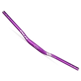 HIMALO Mountain Bike Handlebar HIMALO MTB Handlebar 31.8mm Aluminium Alloy Mountain Bike Handlebar 720mm / 780mm Extra Long Riser Bar Rise 25mm XC / AM / DH Handlebars (Color : Purple, Size : 720mm)