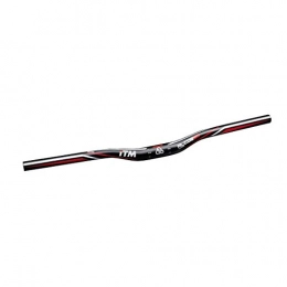 ITM Spares ITM MTB Handlebar Alcor 80 MTB Diameter 31.8 mm 680 mm Black Anodized Aluminium 6061 sr (Pack of 1)