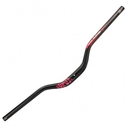 PASS QUEST Spares PASSARE Quest Sniper Manubrio 780 millimetri in Lega di Alluminio Della Bici Della Bicicletta MTB 31.8 millimetr … (Black-Pink, 750)