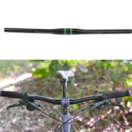 Pwshymi Mountain Bike Handlebar Pwshymi exquisite workmanship Quality Ultralight Carbon Fiber Mountain Bike Handlebar Carbon Fiber(Straight green label 660 * 31.8mm)