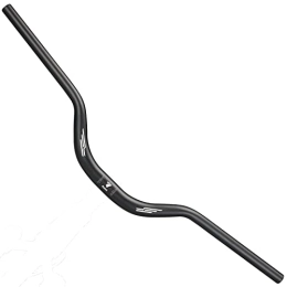 Rmiott Mountain Bike Handlebars Wide Riser 60mm Aluminum Alloy 31.8mm length 720mm Black