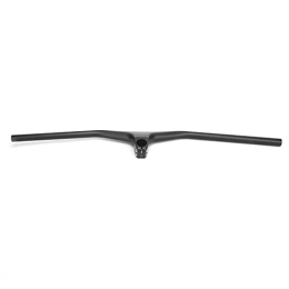 Shanrya Mountain Bike Handlebar Shanrya Carbon Fibre Bicycle Handlebar, Pressure Resistance Mountain Bike Handlebar, Matte Lightweight for Road Bike