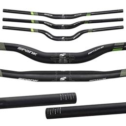 Spank Mountain Bike Handlebar Spank Spike 800 Vibrocore Bicycle Handlebar, Mountain Bike Handlebar, Aluminium Alloy Handlebars, 50R(Black Green)