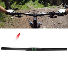 Weikeya Mountain Bike Handlebar Weikeya Handlebar, Carbon Fiber Handlebar Accessory High durability Exquisite Workmanship for School Sports(Straight green label 660 * 31.8mm)