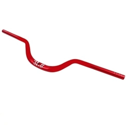 Weikeya Mountain Bike Handlebar Weikeya Mountain Bike Riser Handlebar, Replacement Riser Handlebar 31.8mm Increase Efficiency Integrated High Strength Comfortable for Cycling(Red)