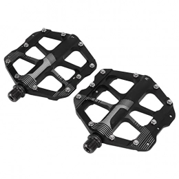 01 02 015 Mountain Bike Pedal 01 02 015 Aluminum Alloy Pedals, Pedals with Sealed Bearings for Bikes Dustproof 107mm Tread Width Loose High Moisture Prevention for Mountain Bikes