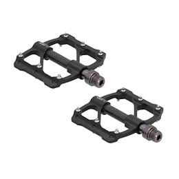 01 02 015 Spares 01 02 015 Bike Pedals, Mountain Bike Pedals Durable Portable Wear Resistant Non Slip for Bicycle Maintenance for Road Mountain Bike(black)