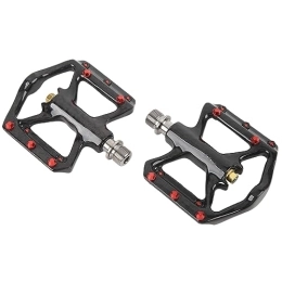 VGEBY Spares 1 Pair Bike Pedals, Bicycle Carbon Fiber Pedals with Non Slip Pin Shaft for Folding Bike Mountain Bike Road Bike