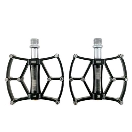 Pvnoocy Spares 1 Pair Mountain Bike Pedals, Non-Slip Bicycle Platform Pedals Aluminum Alloy Sturdy Road Bike Pedals Cycling Pedal for BMX MTB