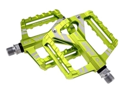 CNRTSO Spares 1Pair Aviation Aluminum Alloy Road Bike Pedals Ultralight MTB Bearing Bicycle Pedal Bike Parts Bike pedals (Color : Green)