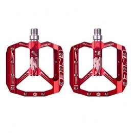 Aaren Spares Aaren Bike Pedals Ultralight Durable Mountain Bike Pedal Sealed Bearings Easy Installation (Color : Red)