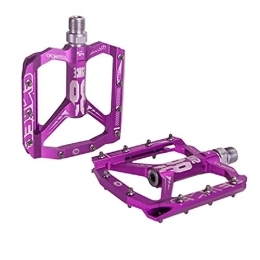 Abcidubxc Mountain Bike Pedal Abcidubxc Pedals Aluminium 1 Pair MTB Bicycle Cycling Road Mountain Bike Flat Pedals Aluminium Alloy Pedals Mountain Bike Flat Pedals