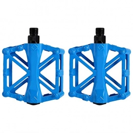 Aeloa Spares Aeloa Bike Pedals MTB Pedals Mountain Bike Pedals Aluminium Anti-skid Flat Platform Bicycle Platform Pedals(Blue)