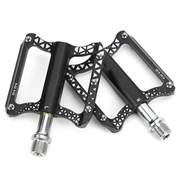 AMONIDA Mountain Bike Pedal AMONIDA Bike Pedal for Mountain Bike, Strong Aluminum Alloy Bicycle Pedal Bearing Pedal for Road Bikes for Mountain Bikes