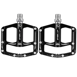 Amosfun Spares Amosfun 1 Pair Aluminum Alloy Pedal Practical Mountain Bike Pedal Non- Slip Platform Flat Pedal for Outside Outdoor