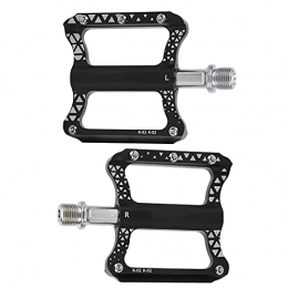 minifinker Mountain Bike Pedal Anti-Slip Bike Bearing Pedal, Wear‑resisting Mountain Bike Pedal for Most Mountain Bikes Road Bikes