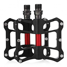 ANYWN Spares ANYWN Bike pedals - Mountain Bike Pedals - Bearing Bicycle Pedals - Road Bike Pedals with 16 Anti-skid Pins Lightweight Platform Pedals - Universal 9 / 16" Bike Pedal for BMX / MTB Bike, Black