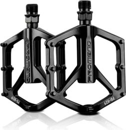 Aresvns Mountain Bike Pedal Aresvns Black Mountain Bike Pedals Flat Pedals Non Slip Lightweight Aluminum Alloy Fits 9 / 16 Inch Road Mountain BMX MTB Bike Pedal B