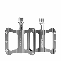 BAFAFA Mountain Bike Pedal BAFAFA Bike, 3 Sealed Bearings Mountain Bike, Super Anti-Skid Surface Screw Thread, Spindle Road Bike for MTB BMX Road Bikes Folding Bikes Etc pedal (Color : Grau)