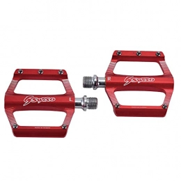 Baugger Bike Pedals,Bike Pedals Aluminum Alloy MTB Road Bike Pedals 9/16 Inch Bicycle Platform Flat Pedals Anti-Slip with DU Sealed Bearing for MTB Mountain Bike Road Bike