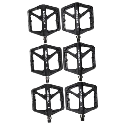 BESPORTBLE Mountain Bike Pedal BESPORTBLE 3 Pairs Bicycle Pedal Mountain Bike Pedals Cycling Accessories Bicycles Cycling Treadle Bike Treadle Pedals Bike Pedals Mountain Bike Adult Off-road Steel Shaft Cleats Child