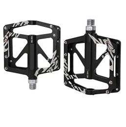 ihreesy Mountain Bike Pedal Bicycle Clipless Pedals, ihreesy Universal Mountain Bikes Pedals Steel Non-Slip Bike Pedals Road Bicycle Pedals MTB Pedals, Black