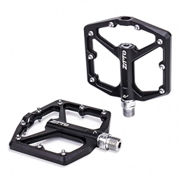 NiseWuds Mountain Bike Pedal Bicycle Pedal Anti-Slip Aluminum Alloy Mountain Bike Pedal Ultralight Bearing Bike Pedal Black